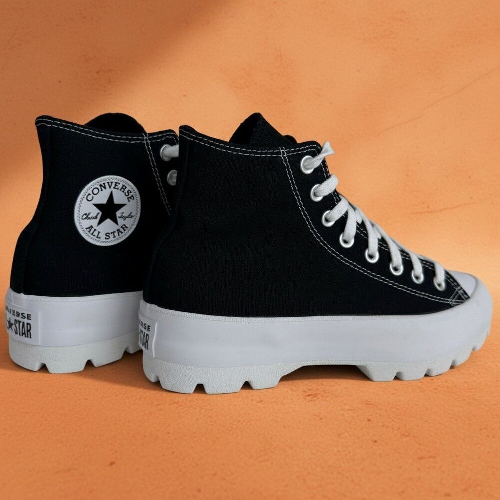 Converse Chuck Taylor All Star Lugged High Black Platform Women' s Shoes Size 9